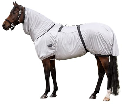 Waldhausen Manta básica para eccema, color gris plata, 155 cm