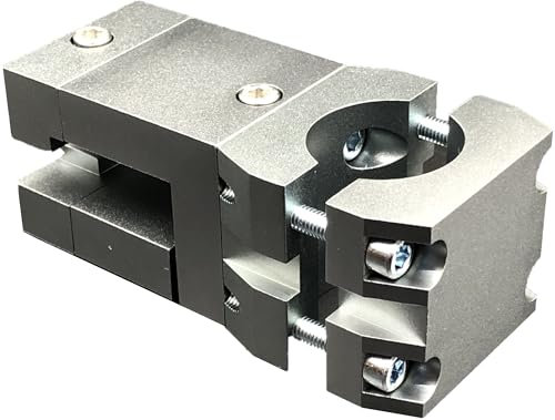 KD-TECH Stabiler Sonnenschirmhalter - Sonnenschirmständer für Balkon eckige Geländer - sichere Sonnenschirmbefestigung ohne Bohren