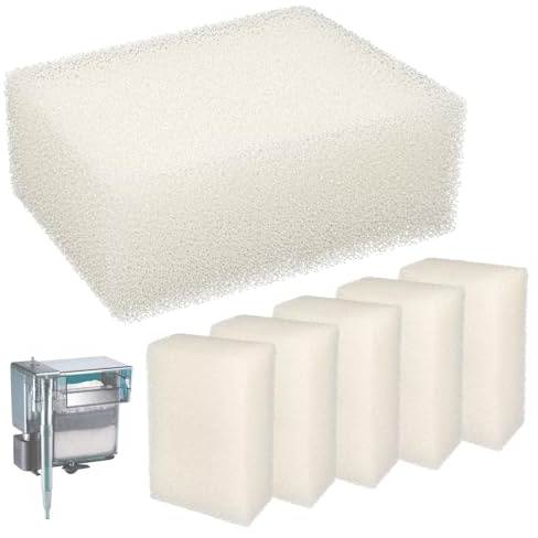 HDWGGD 6 Pack Sponge Filter Media Pad Replacement AquaClear 70 Gallon Aquarium Filter Foam Insert Compatible with Aqua Clear 70 Gallon Power Filters for 40 to 70 Gallon Aquariums Fish Tank
