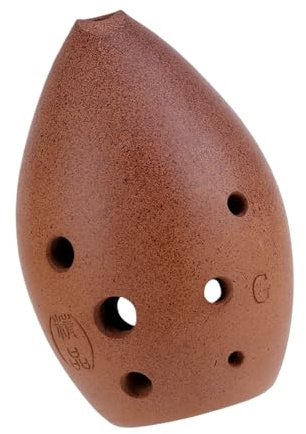 Ocarina de 8 agujeros, antigua flauta china, construcción de arcilla de alta calidad, ideal para actuaciones personales, ejercicios de grupo y regalo de ocarina con acabado de tono G