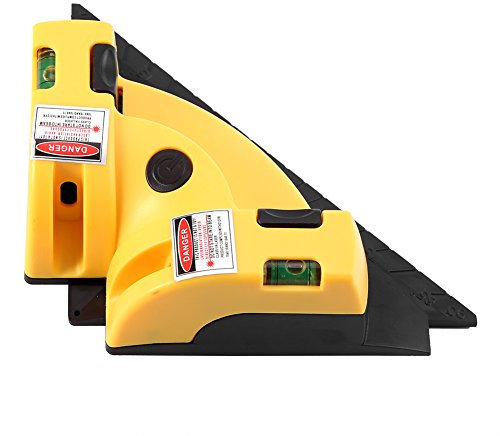 DEWIN Nivel Láser, Línea de Láser Horizontal Vertical de 90 Grados en ángulo Recto, Herramienta de Diseño de Alineación de Nivel de Proyección