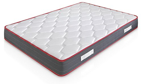 marcKonfort Matelas Ergo-Confort 160X200 à mémoire de Forme | 22 cm Épaisseur | 2 cm de Mousse à mémoire de Forme de 65 kg/m3 | Foam AirSistem | Extrêmement Durable