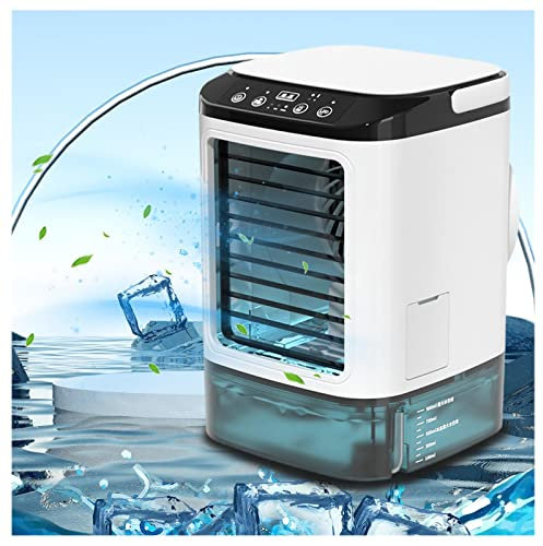 Rinfrescatore D Aria Portatile 3 Velocità Serbatoio Dell'Acqua Da 900 ml Condizionatore Mini Atomizza Mini Ventilatore Del Condizionatore D'Aria Mini Condizionatore Silenzioso Per La Casa E L'Ufficio
