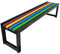 uofgcru Gartenbank Ohne Lehne, Gartenbänke Wetterfest,Gartenbank Modern, Gartenbank Ohne Armlehne, für Garten, Veranda, Terrasse, Park-Color（100×40×45cm）