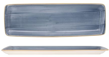 Bonna Placa de servicio - Aura Dusk - Porcelana - 48x16 cm - juego de 2