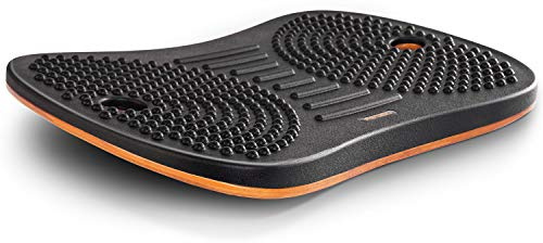 FEZIBO Standing Desk Mat Balance Board, Anti Fatigue Mat Standing Desk Office, Wobble Board with Ergonomic Design, Obsidian Black