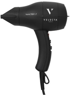 Velecta Paris - Sèche-cheveux professionnel - ICONIC TGR 1.7 Noir intense