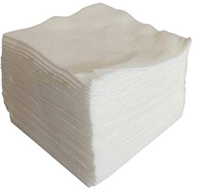 HOMSFOU 200pcs Non Tessuto Garza Spugna per Medicazione Preparazione Scrubbing Pulizia Essenziale Pronto Soccorso Forniture Mediche