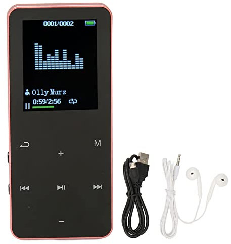 8G Trådlös Anslutning 4,2 MP4-spelare 1,8 Tums Skärm Brusreducering Förlustfri Spelare Bärbar MP4-spelare, Bärbar MP4-musikspelare Med Power Dictionary Handheld Music Player(korall)