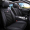 Chifeng Für Renault Captur Clio Kadjar Koleos Megane Twingo, 5-Teiliges Set Aus Universellen Autositzbezügen Aus Leder – Atmungsaktiv,Schmutzabweisend,Verschleißfest (Schwarz)