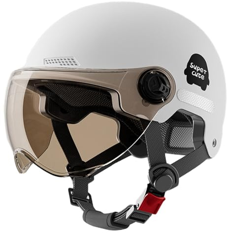 Casco De Bicicleta para Adulto, Cascos De Scooter, Casco con Visera para Patinete Electrico, Casco De Bicicleta para Hombres Y Mujeres, Casco De Bicicleta De Montaña para Patineta
