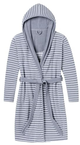 Ladies Bathrobe Hooded Terry Premium Gown RRP £69 UK Sizes 10 to 22