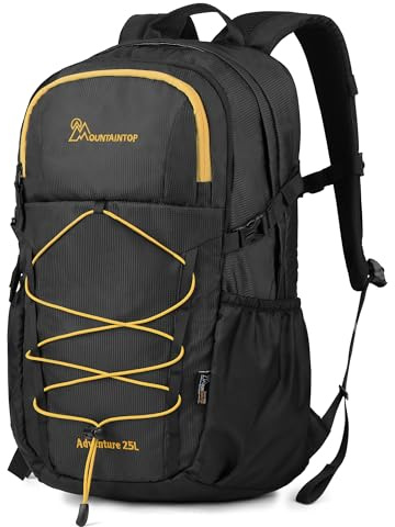 Mountaintop 25 l/30 l vandringsryggsäck, dagryggsäck för män och kvinnor för dagsvandringar, utomhus, cykelturer, 25L, Ryggsäck Ryggsäckar