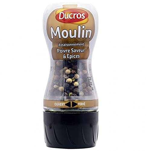 Ducros Moulin Assaisonnement Poivre Saveur & Épices 30g (lot de 3