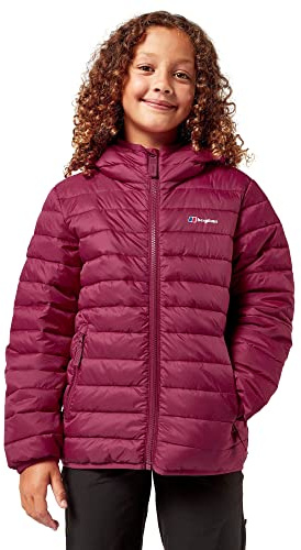 Berghaus Kids' Kirkhale Baffle Jacket with Lightweight Insulation and Water Resistant Fabric, Kids' Winter Jacket, Hiking & Outdoor Recreation Clothing, Pink, Age 9-10