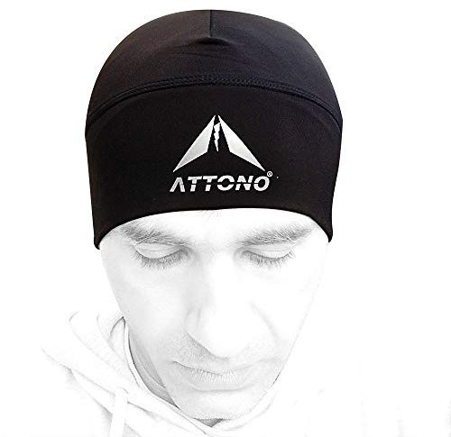 ATTONO Sportmössa, löparmössa, fotboll, långlöpning, cykelmössa, motorcykel, skidomössa