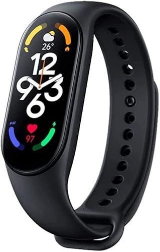 Mi Smart Band 7 - Pulsera de Actividad, Resistente al Agua 5 ATM, Monitorización de Frecuencia, Pantalla AMOLED, 180mAh, 12 Modos de Entrenamiento