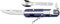 TB Outdoor Bivouac® - couteau multifonctions (Bleu)