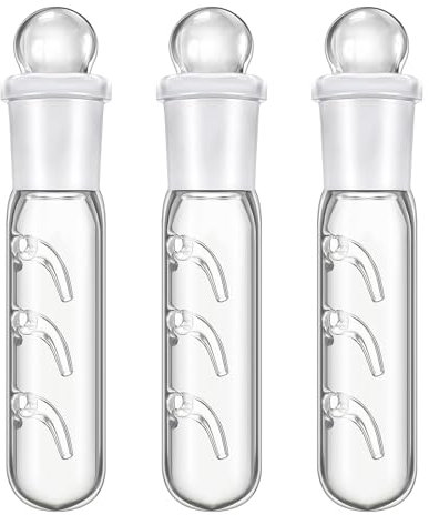 3 trappole per planari, 3 Fori in Vetro Trasparente Planaria Trap, Trappola per per catturare planari, sanguisughe nell'acquario