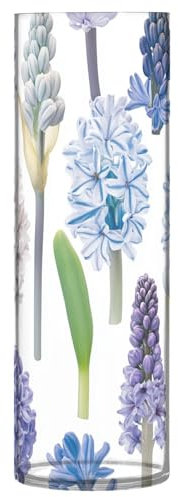 Vaso da fattoria in plastica bianca con giacinti trasparenti, estetici, trasparenti, per matrimoni, casa, cucina, soggiorno, decorazione