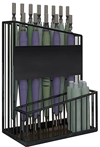 LWJQRSP Commercial Umbrella Stand for Schools, Banks & Hotels - Modern Entryway Storage for 12-27 Umbrellas - Durable Support for Umbrella Display in Hallways & Lobbies