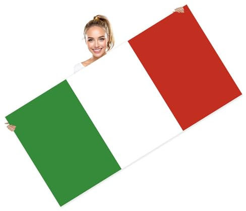 72 x 142 cm Italy Towel, 28 x 56 Inch Large Italian Flag, Soft Microfibre Sand Free Towel, Lightweight Thin Quick-Drying Towels for Sports, Travel, Pool Towel, Italy