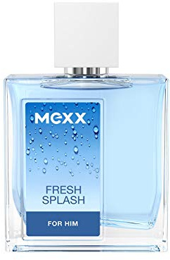 Mexx Fresh Splash For Him, After Shave, aromatischer Zitrusduft für Herren, Glasflakon mit Zerstäuber, 50 ml