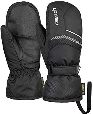 Reusch Bolt Gore-TEX Junior Mitten warme, wasserdichte, Winddichte und atmungsaktive Fäustlinge Fausthandschuhe Winterhandschuhe Skihandschuhe Schneehandschuhe für Kinder Jugendliche Mädchen Jungen