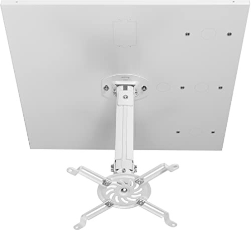 VIVO Universal Adjustable 2 x 2 feet Drop Ceiling Extending Projector Mount, Suspended Drop-in Ceiling Tile Projection Mounting Kit, for Office Home or School, White, MOUNT-VP08DP