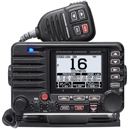 STANDARD_HORIZON VHF DSC Clase D Marca Modelo GX6000E con Receptor AIS, GPS