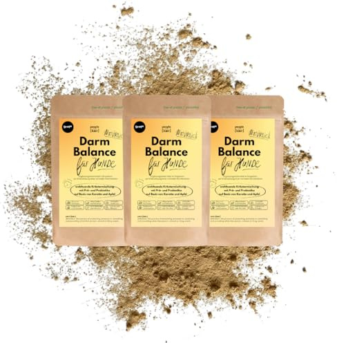 People who Kaer Darmpulver für Hunde 3X 200g Probiotika & Präbiotika, Darmflora Aufbau Hund unterstützt bei Durchfall und Darmsanierung, Pulver mit Flohsamenschalen, Vitamine für Hunde Darmfunktion