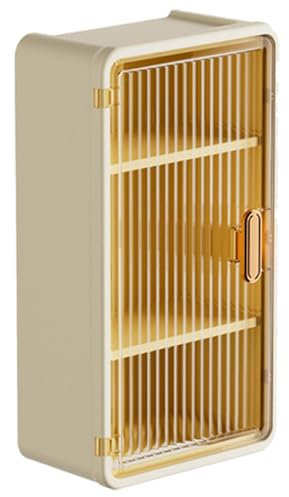 Organizador de pared para baño, caja de almacenamiento transparente montada en la pared, dispensador de papel, almacenamiento de pañuelos, soporte de pared para toallas de papel, soporte de pañuelos