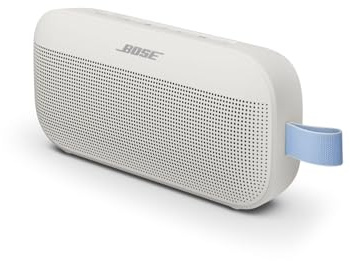 Bose SoundLink Flex Tragbarer Bluetooth-Lautsprecher (2. Gen.), Tragbarer Außen-Lautsprecher mit naturgetreuem Klang, bis zu 12 h Akkulaufzeit, staubdicht und wasserdicht, Nebelgrau - Limited Edition