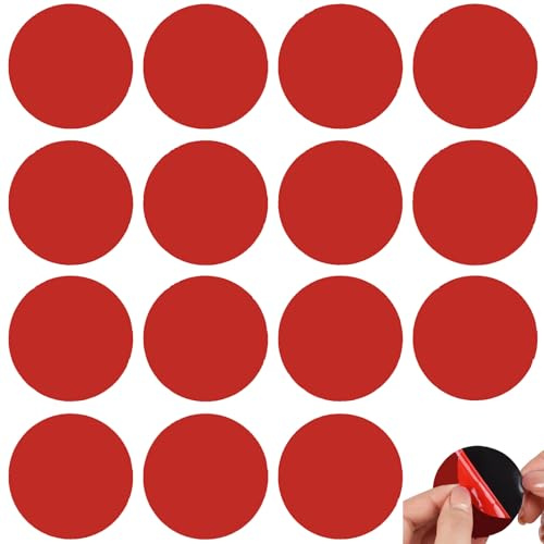 FAINCA 15 Pezzi Nastro Biadesivo Extra Forte 25 mm Adesivo Biadesivo Extra Forte Rotondo Nastro Multiuso Impermeabile Resistente Alte Temperature Non Lascia Residui Adesivo per Vetro Metallo