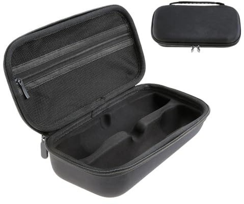 DRELD Wireless Microphone Case Compatible with JBL PartyBox Wireless Mic, Protable Mic Travel Bag Storage Box for 2X Digital Wireless Microphones