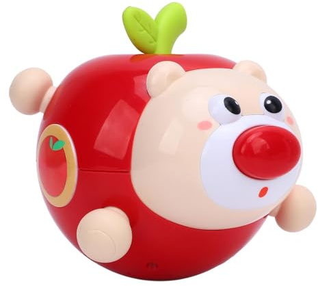 Generic Baby Multifunktionell Wobble Leksak Bra Stabilitet Ljudeffekter Leksak för Barn, Premium Plastmaterial (Röd)