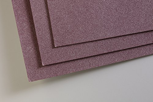 Clairefontaine 197020C - Set 5 fogli carta Pastelmat 24x32 cm 360g, vinaccia