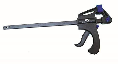 1 morsetto a sgancio rapido da 450 mm con una sola mano, morsetto a vite