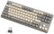 ATTACK SHARK X FREEWOLF M87 Tastiera da Gioco Wireless all'80%, TKL RGB Mechanical Feeling SA Tastiera PBT Bluetooth/2.4Ghz, Batteria da 4000 mAh per Mac/Win, Ufficio/Giochi, QWERTY – Gris Crème