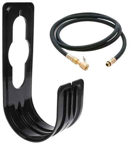 Gancio per tubo da appendere a parete - progettato per tenere il vostro giardino di ingresso aspetto Neat and Tidy gancio, supporto espandibile montato, per rubinetti in metallo Hosepipe