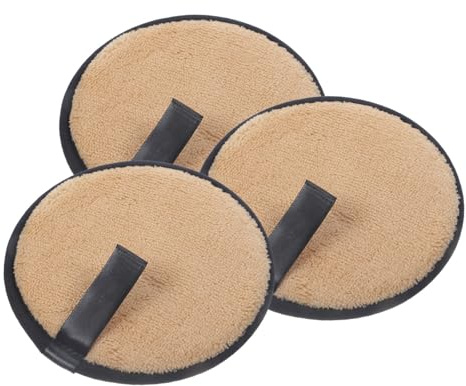 TOPPERFUN 3piezas Unidades Esponjas Desmaquillantes Faciales Suaves Maquillaje Polvo Limpieza Pads Para Mujeres