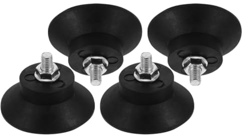 HOMSFOU 4pcs Rubber Vibration Isolators with Thread Slip Resistant Feet Pads for Industrial Equipment Furniture Easy Installation Vibration Damper Mounts for Stable Performance