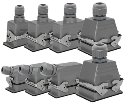 Kraftig vattentät push-in-kontakt Verktygsfri kabeldragning for industriellt bruk - 6/10/16/24/32/48 kärnstift, IP65-klassad(24 Core Top Entry)