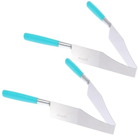 HOMSFOU Lot de 2 Pinces à Dessert en Acier Inoxydable, Outil de Découpe de Gâteau Pratique et Créatif, Pince Alimentaire Multifonction pour Service Pâtisserie, Adapté Couleur Aléatoire