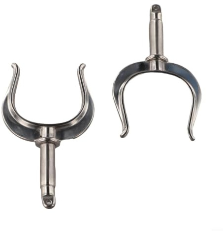 Rowlock Lot de 2 supports latéraux en acier inoxydable 316 pour canoë kayak Manœuvrabilité améliorée et maintien sûr des rames