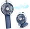 COMLIFE Handheld Spray Fan, 3000mAh Rechargeable Battery Operated Desk Fan 180° Foldable 50ml Misting Fan 3 Speeds Portable Personal USB Cooling Fan with Cooling Humidifier for Desktop Camping Outdoor