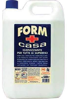 form 4X 5lt IGIENIZZANTE CASA Detergente Liquido igienizzante profumato per la Pulizia e l’igiene Quotidiana di Tutte Le superfici Lavabili