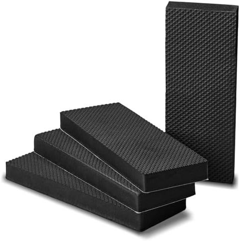Protector de bordes de espuma para garaje, 4 unidades, 30 x 10 x 3 cm, para puerta de coche, protección para puerta de garaje, autoadhesiva, protección de pared de garaje, color negro