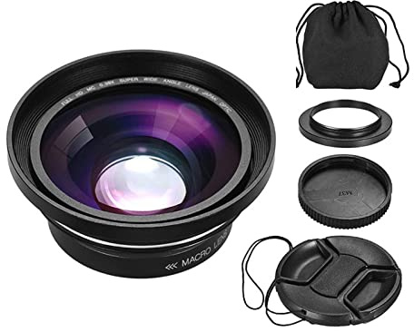 Videokamera, 30MP 4K HD-videokamera Professionell vlogg-videokamera Night Vision pekskärm 18X digital zoomkamera med mikrofonlins(Lens)