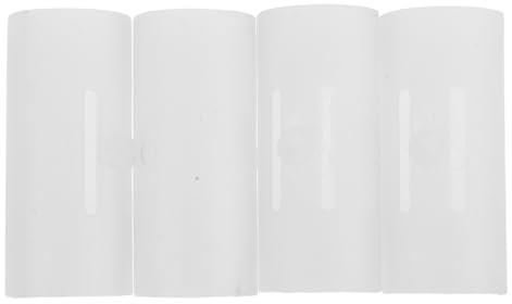GALPADA 4 Manicotti in Plastica Antiscivolo per Supporto Soffione Doccia da 25 Mm Inserto di Riparazione per Tubo Doccia Rond Accessori Bagno per Manutenzione